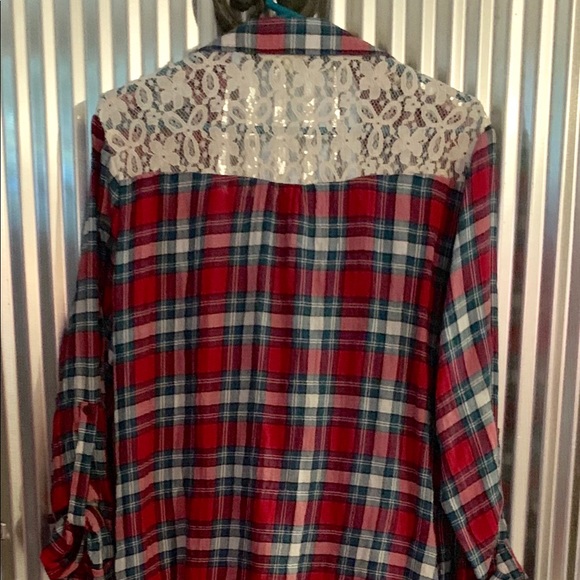 Kori Tops - KORI America flannel tunic